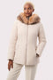warm winter jackets for women affordable and high quality made by Bernardo Fashions a sustainable clothing store