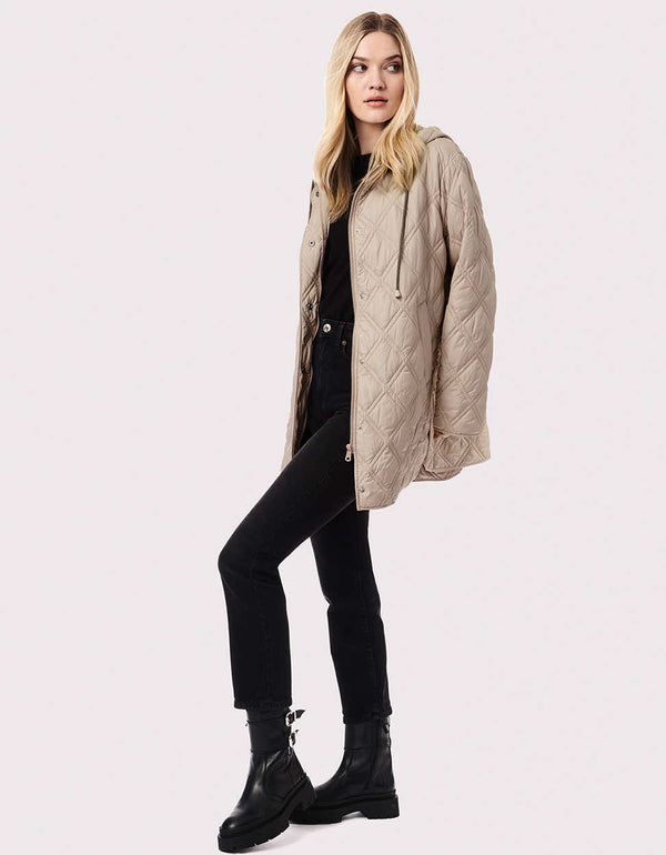 commit to affordable ethical clothing without compromising on style or warmth with this womens insulated jacket in cream