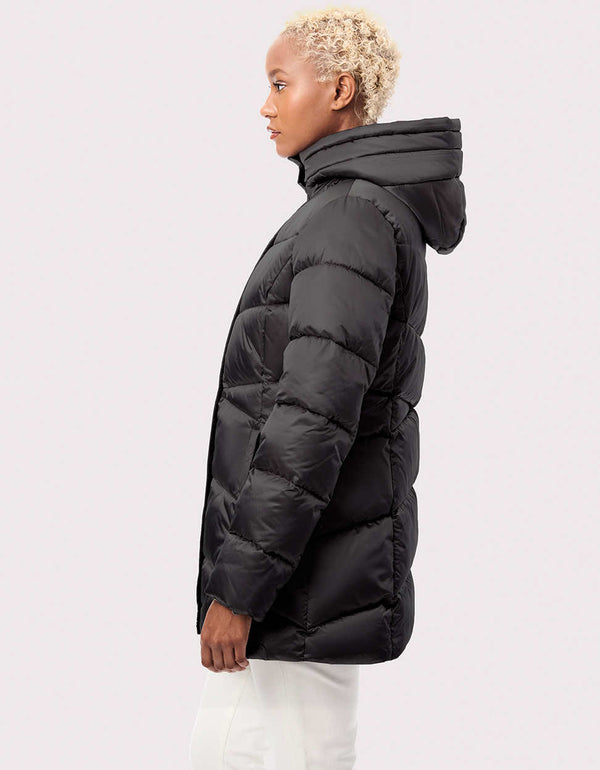 best light winter jackets for women made from a sustainable online clothing store in the United States