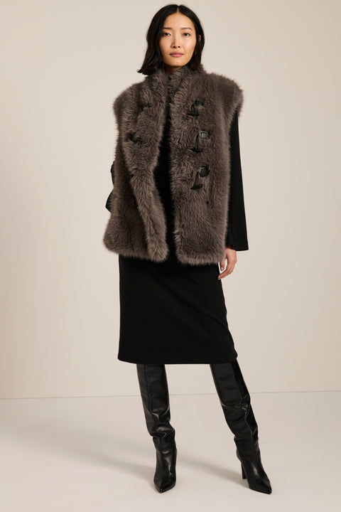 Bowery Faux Fur Vest