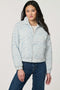 Women’s lightweight cloudweight jacket with a clean, modern silhouette for transitional weather.
