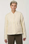 Women’s lightweight quilted jacket with jacquard quilting, tonal piping, and streamlined silhouette.
