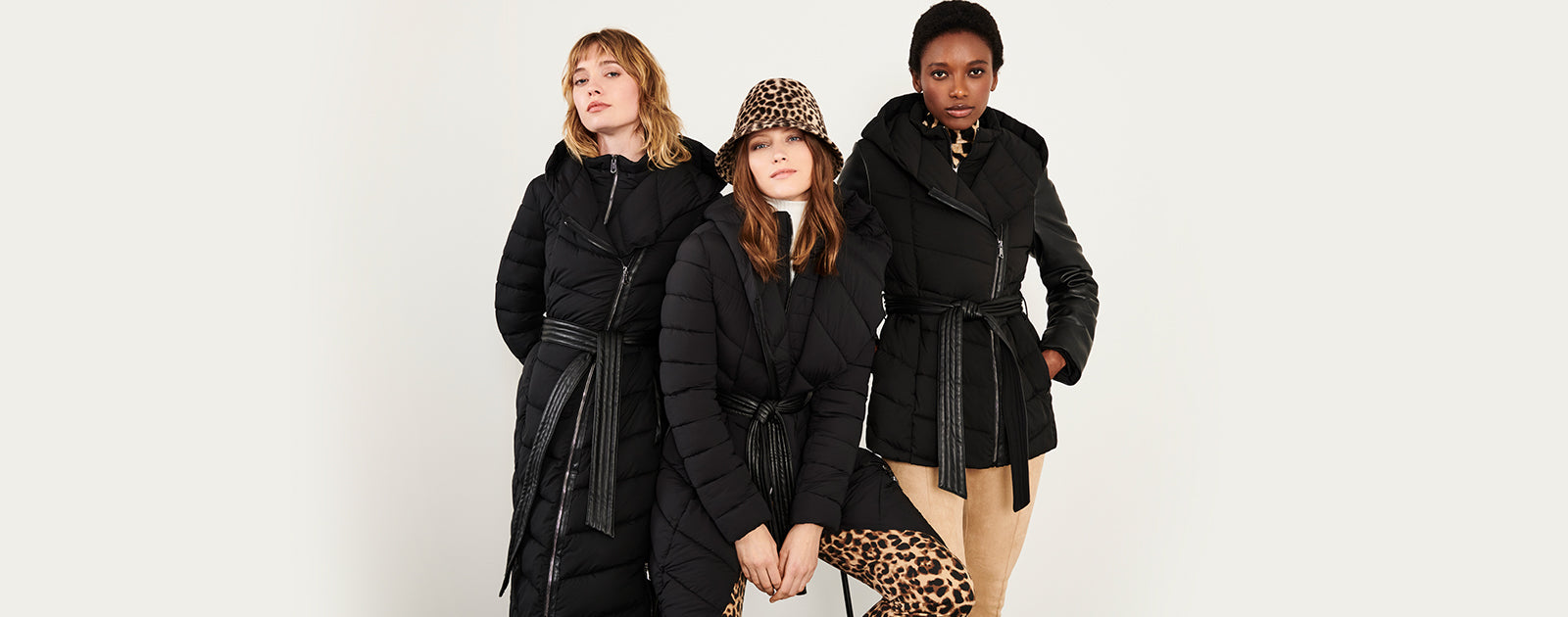 Women's Black Coats, Hooded Winter Coats & Jackets