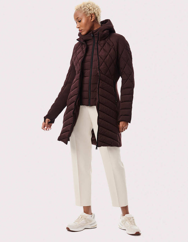 search for comfortable warm outerwear in grapevine color with extra insulation for american or canadian ladies