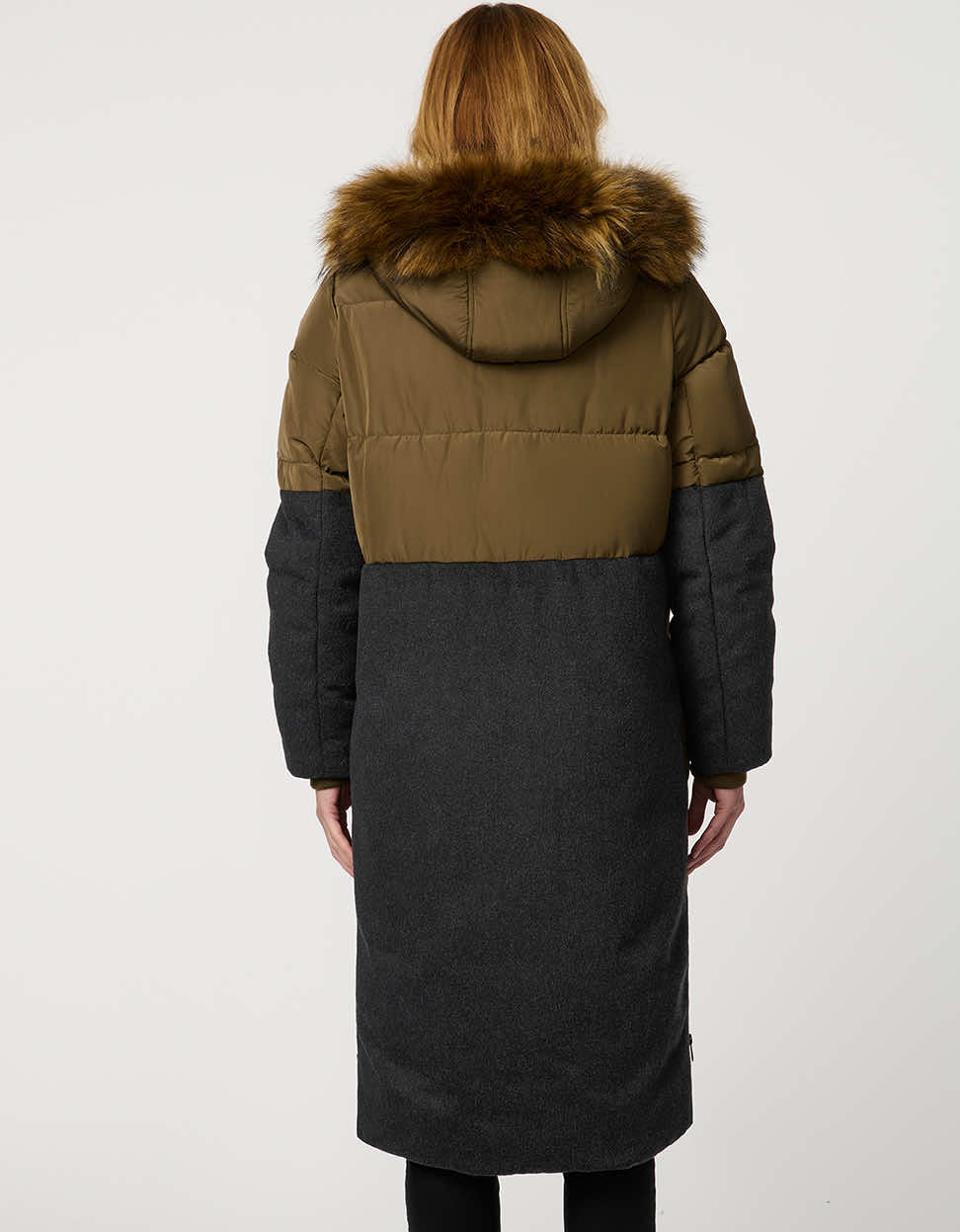 Outdoorsy Wool Combo Puffer Coat - Olivia – Bernardo