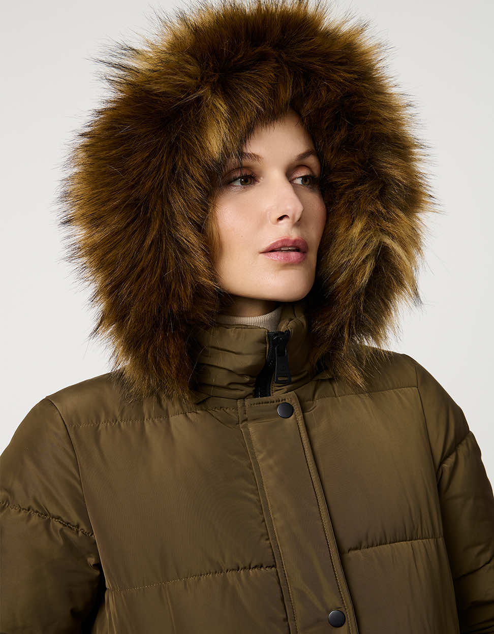 Outdoorsy Wool Combo Puffer Coat - Olivia – Bernardo