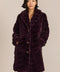 Zigzag Vegan Fur Coat