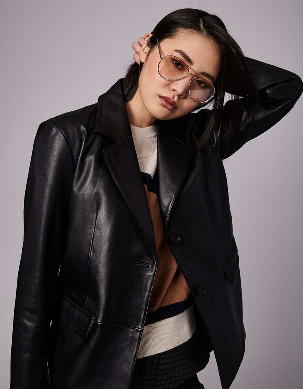 a bernardo capsule 23 collection exclusive moto jacket for women made from genuine leather