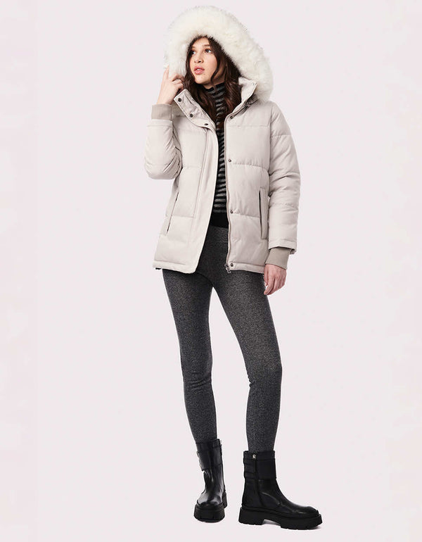 buy now everyday warm puffer jacket in color gray for women in the united states and canada