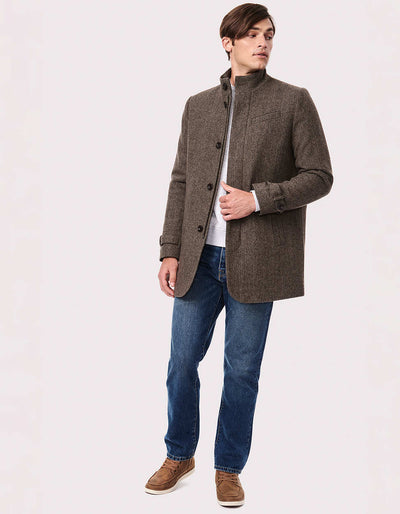 XYXK Men's Wool Coat With Removable Hoodie Thick India | Ubuy