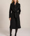 polished womens wool coat with functional patch pockets perfect for mastering a stylish business look