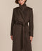 polished womens wool coat with functional patch pockets perfect for mastering a stylish business look