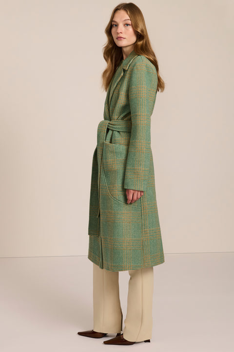 polished womens wool coat with functional patch pockets perfect for mastering a stylish business look