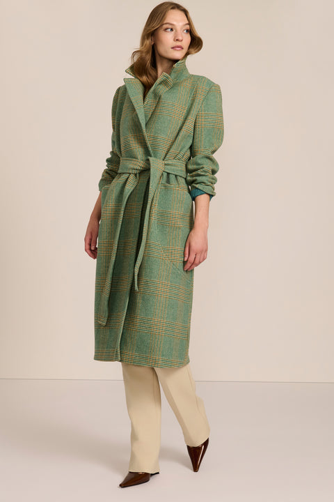 polished womens wool coat with functional patch pockets perfect for mastering a stylish business look