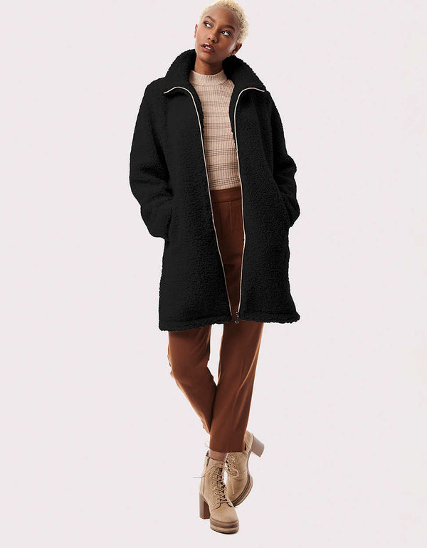 shop online black sustainable winter wear for women in the United States and Canada