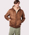 buy vegan fur hoodie jacket for men made from 100 percent polyester dry clean only