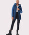  Shop womens puffer coats in walker lengths at Bernardo This one has crinkled texture smooth sleeves and sides a two way zipper and ample hood