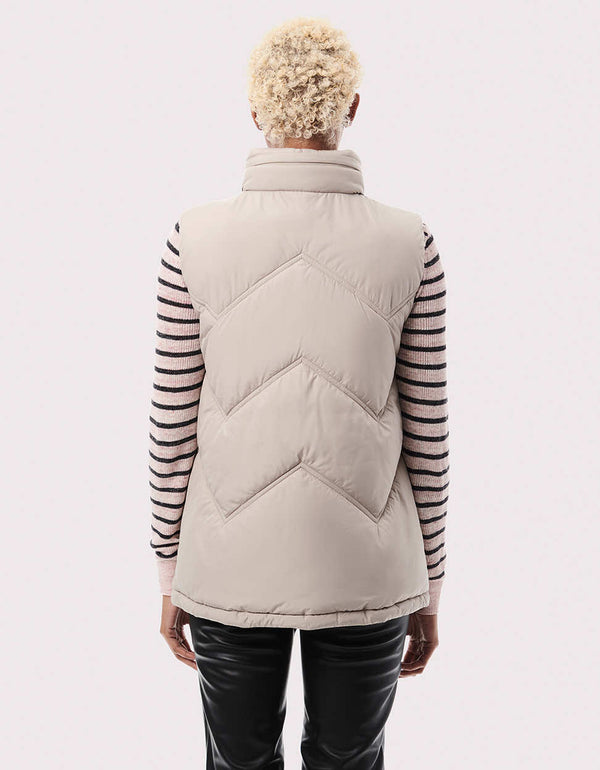 shadow colored outerwear layer with two zipped pockets and easy to pair of with other layers during winter