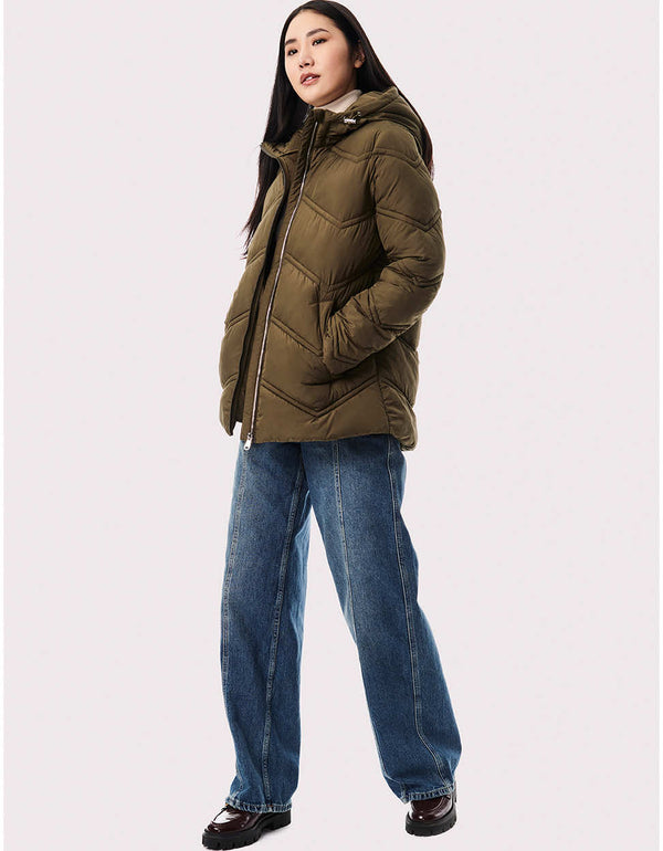 puffy jackets for women that zips off until the neck area for maximum cover during strong winds