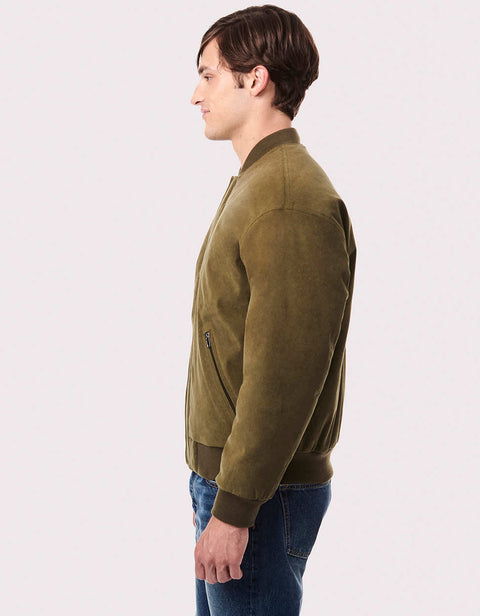 warm fall to spring running clothes for men in the United states and canada in color green 