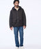 water resistant rain jacket for men with sleek silhouette hood and deep pockets for outdoor use