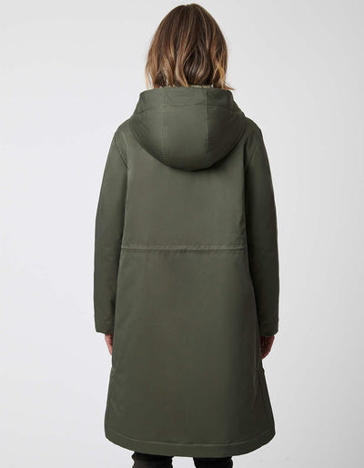 Modern Utility Raincoat Dusty Olive Bernardo