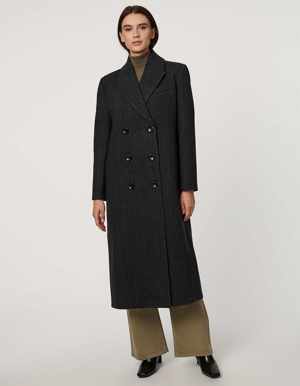 Prescott Tailored Wool Coat