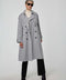 Refined Highgate Trench Coat for women with storm flap and self-belt in a wool-like fabric.