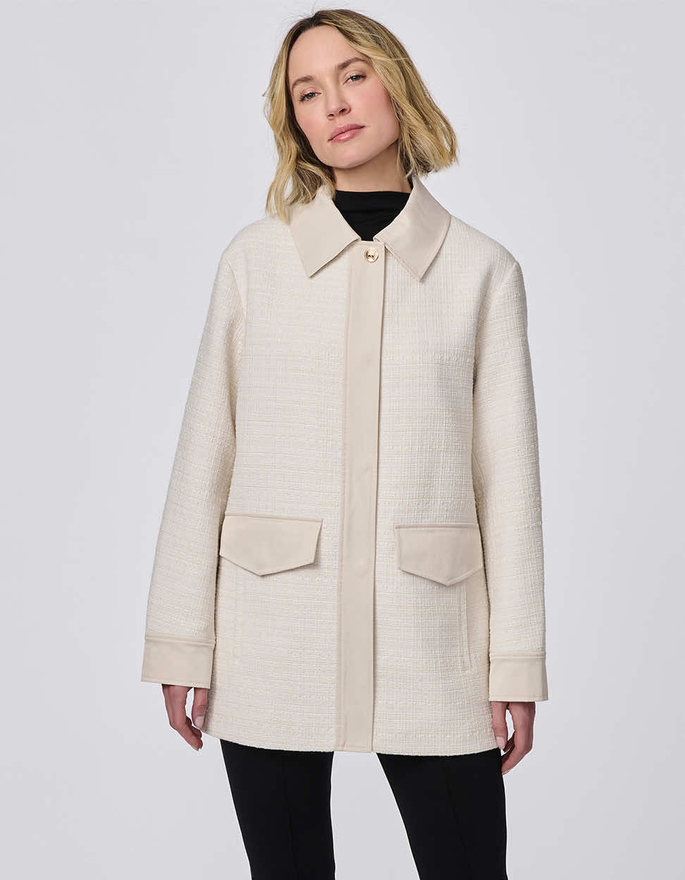Lady Sophisticate Tweed Shacket