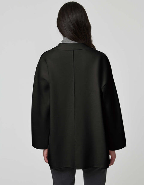 Women's Rowley Knit Blazer with soft knit finish, single-button closure, and patch pockets.
