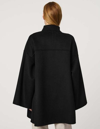 Latham Wool Poncho - Bernardo