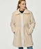 Plush Briarfield Sherpa Anorak featuring zip-up collar, cinched waist, and modern silhouette.