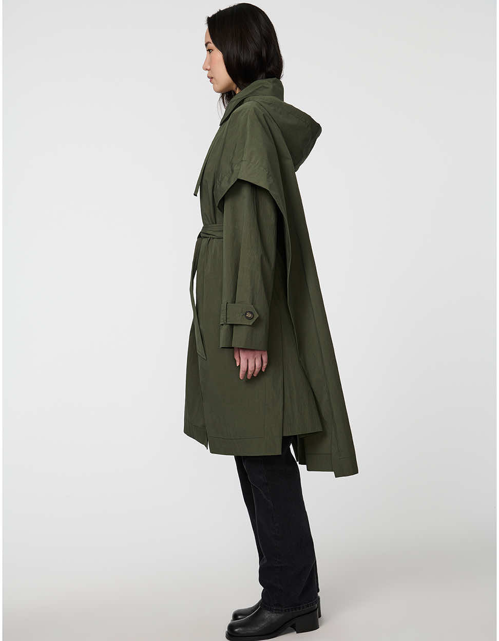 WALKER AND HAWKES - Ladies Waterproof 3/4 Length Hunton Cape Coat 0 1 WALKER AND HAWKES - Ladies Waterproof 3/4 Length Hunton Cape Coat 0 1