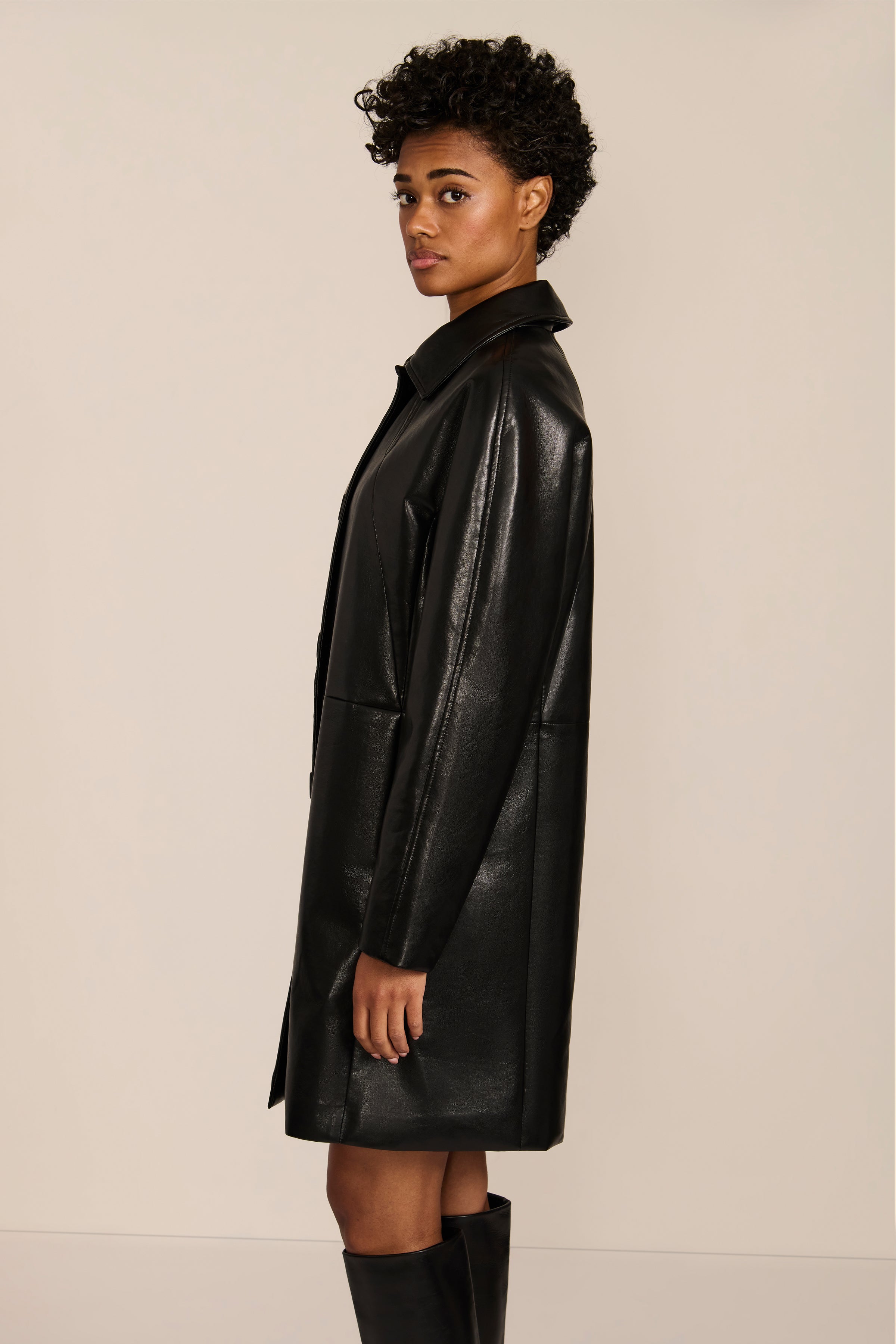 Mulberry Leather Car Coat – Bernardo