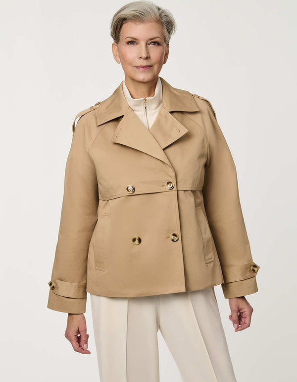 Rylan Cropped Trench