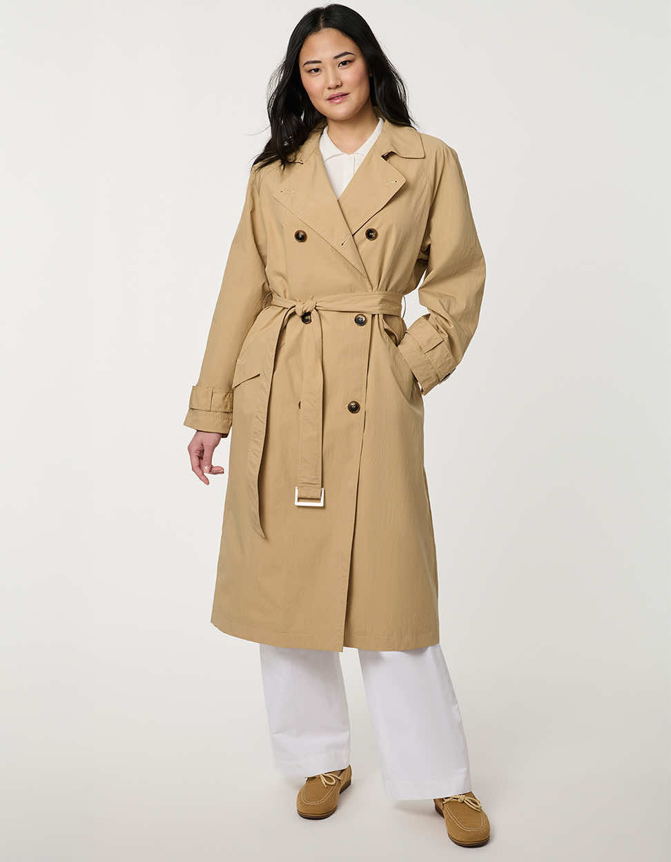 Belmont Double-Breasted Trench