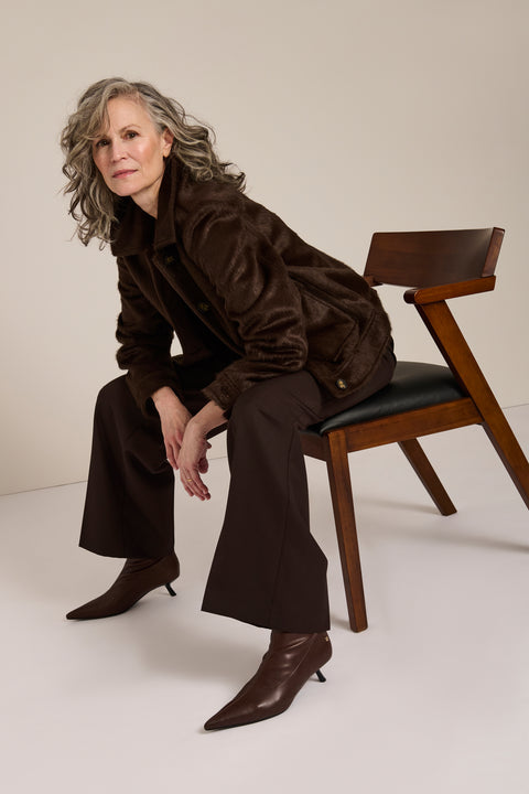 Dakota Faux Calf Hair Jacket