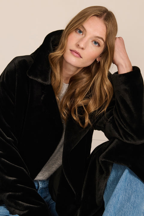 Montrose Plush Faux Fur Coat
