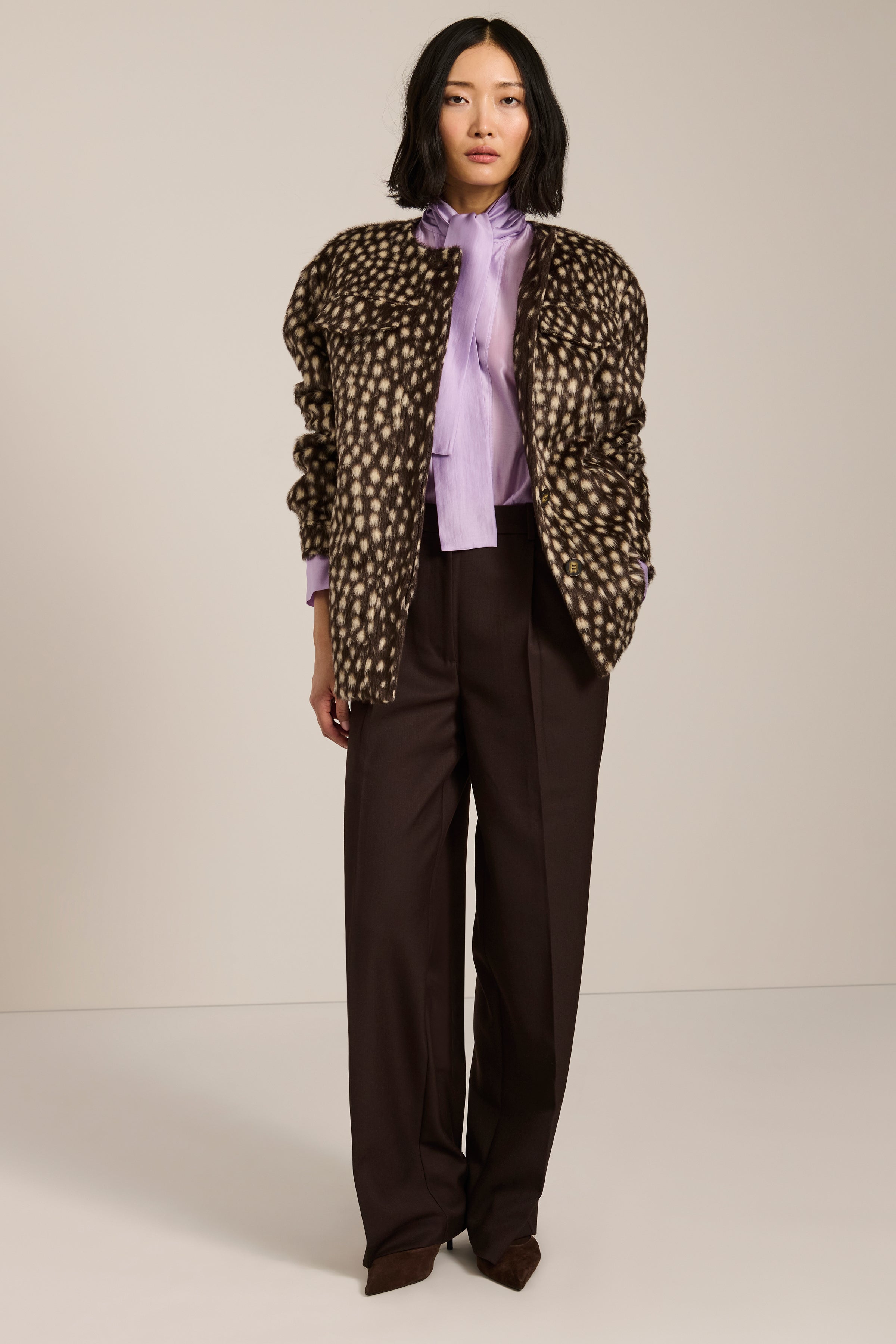 Dakota Bambi Print Utility Jacket