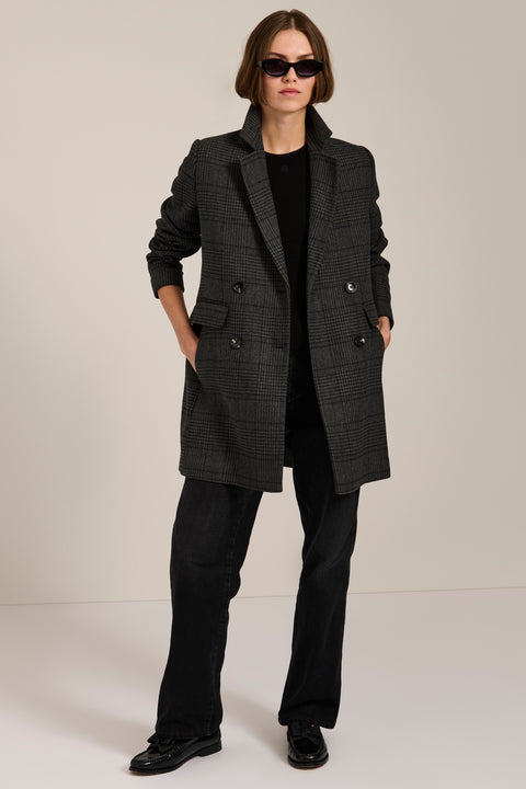 Madison Double-Breasted Blazer Coat