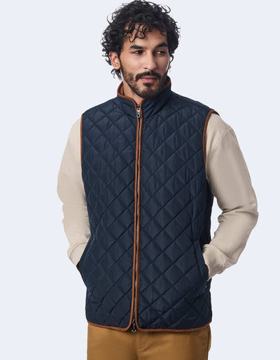 Men s Harbor Quilted Vest Bernardo