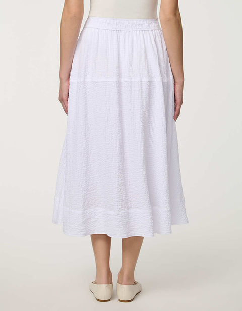 Textured Midi Skirt