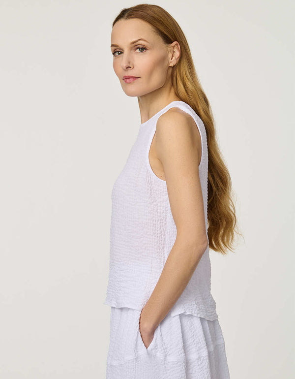 Textured Shell Top