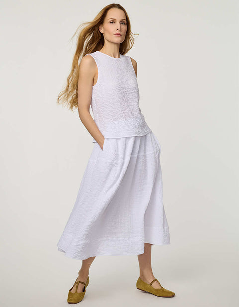 Textured Shell Top
