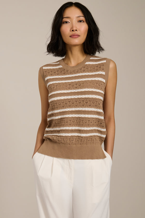 Striped Knit Top