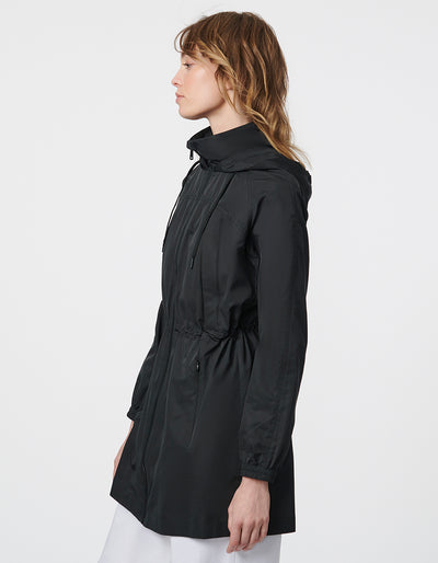 Casual Playday Hooded Rain Jacket Black Bernardo