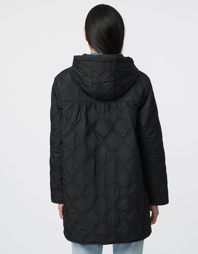 Arboretum Relaxed Puffer Jacket Black Bernardo