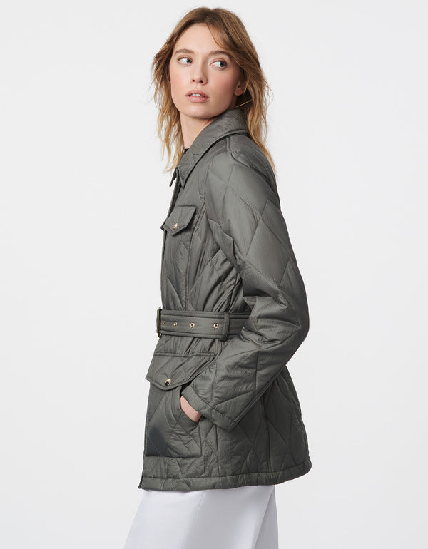 packable womens safari jacket made of recycled insulation perfect for women on the move