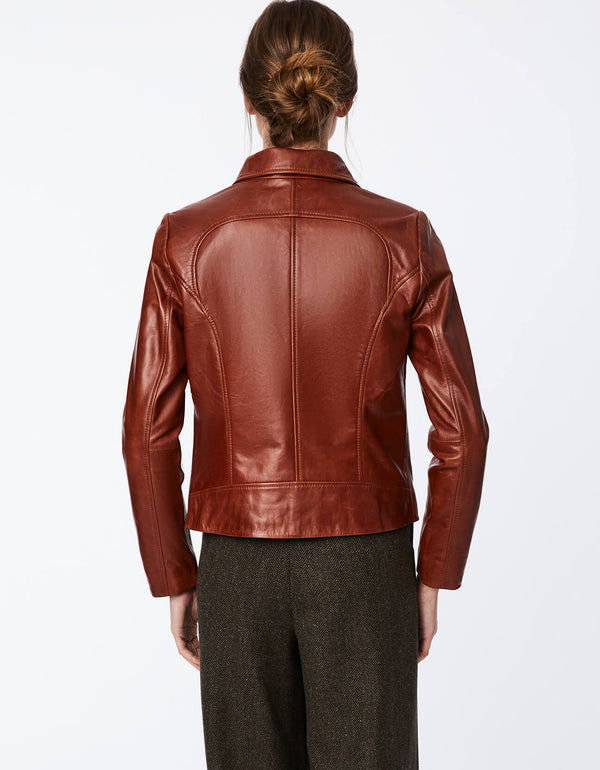online shopping for womens winter clothes brown leather jacket must have for women during the fall