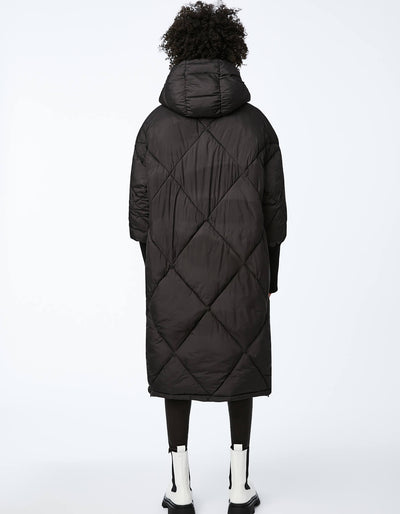 Women's Bernardo Comfortable Sleeping Bag Coat - Black S / Black